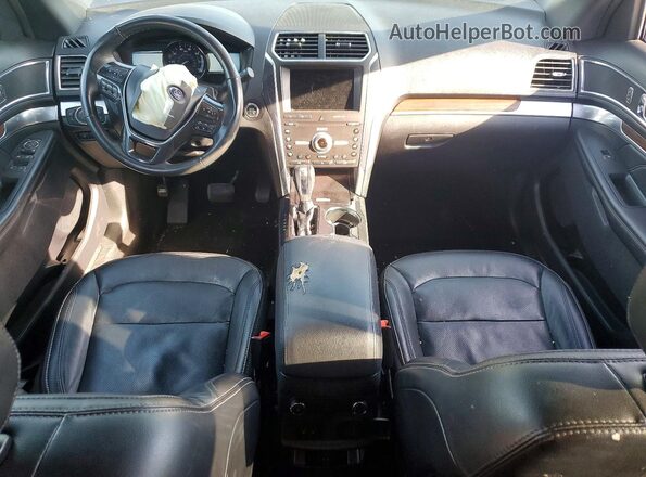 1FM5K7F84KGB49362 2019 FORD EXPLORER Black Вид панелі приладів