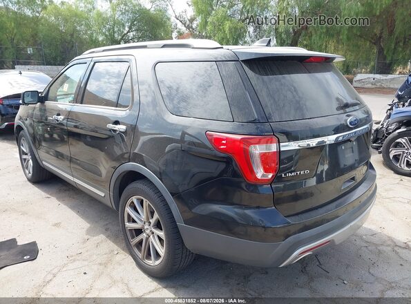 1FM5K7F85GGA27178 2016 FORD EXPLORER Black უკანა მარცხენა