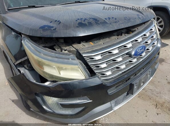 1FM5K7F85GGA27178 2016 FORD EXPLORER Black წინა ხედი