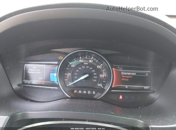 1FM5K7F85GGA27178 2016 FORD EXPLORER Black უკანა სავარძლების ხედი