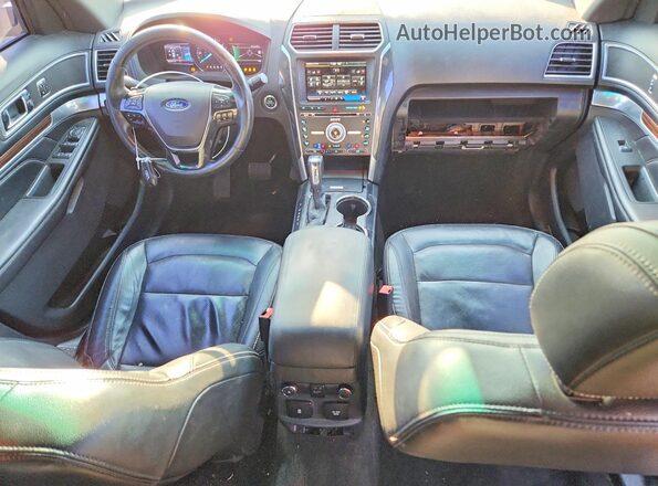 1FM5K7F85GGC21872 2016 FORD EXPLORER Gray Vista del salpicadero