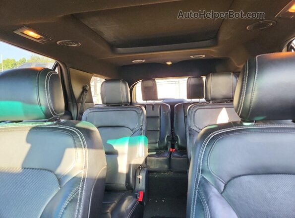 1FM5K7F85GGC21872 2016 FORD EXPLORER Gray Vista de los asientos traseros
