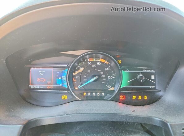1FM5K7F85GGC21872 2016 FORD EXPLORER Gray Vista del cuadro de instrumentos