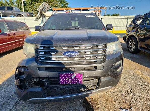 1FM5K7F85GGC21872 2016 FORD EXPLORER Gray Vista frontal