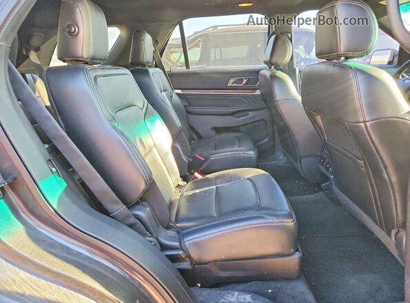 1FM5K7F85GGC21872 2016 FORD EXPLORER Gray Vista interior trasera