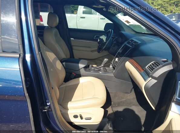 1FM5K7F85HGE18669 2017 FORD EXPLORER Navy Widok wnętrza z przodu
