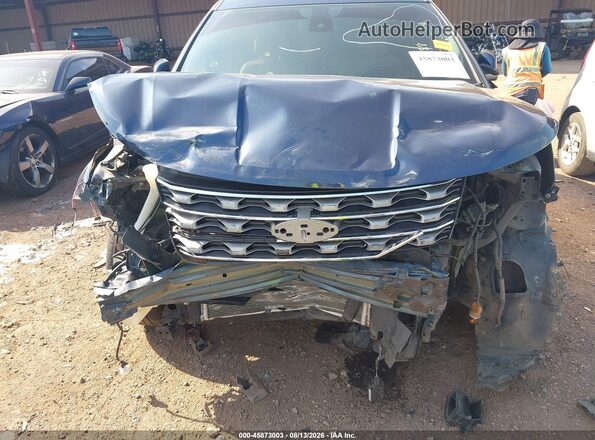 1FM5K7F85HGE18669 2017 FORD EXPLORER Navy Widok z przodu