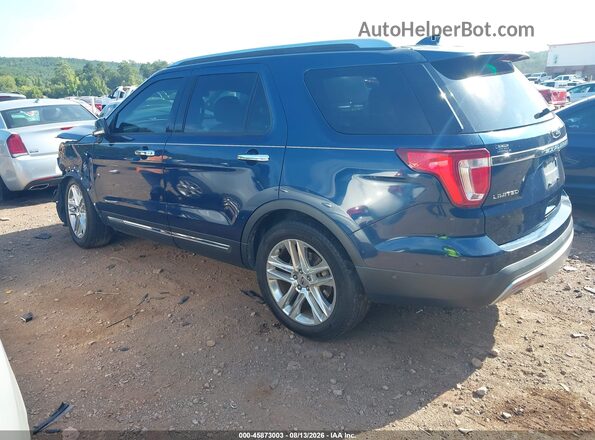 1FM5K7F85HGE18669 2017 FORD EXPLORER Navy Tył lewy