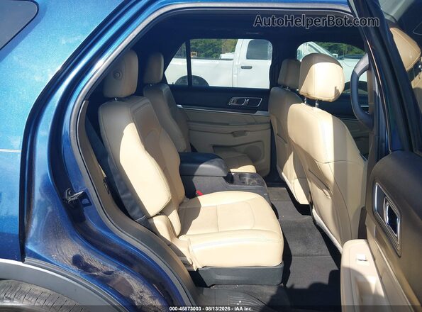 1FM5K7F85HGE18669 2017 FORD EXPLORER Navy Widok naklejki z numerem VIN