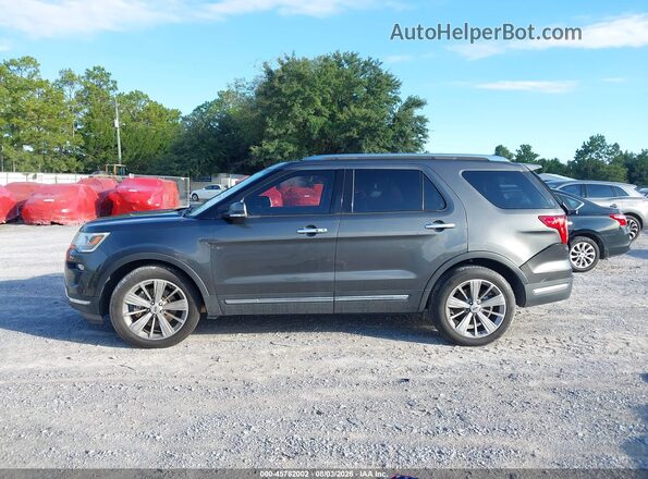 1FM5K7F85JGA89669 2018 FORD EXPLORER Gray 