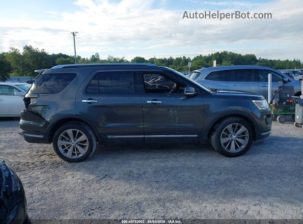 1FM5K7F85JGA89669 2018 FORD EXPLORER Gray Vista interior de 360 grados