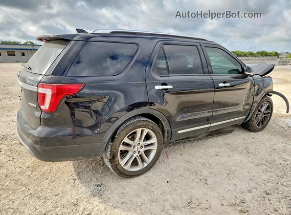 1FM5K7F86GGA25150 2016 FORD EXPLORER Black Tył prawy