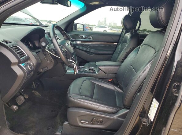 1FM5K7F86GGC57327 2016 FORD EXPLORER Черный Вид салона спереди