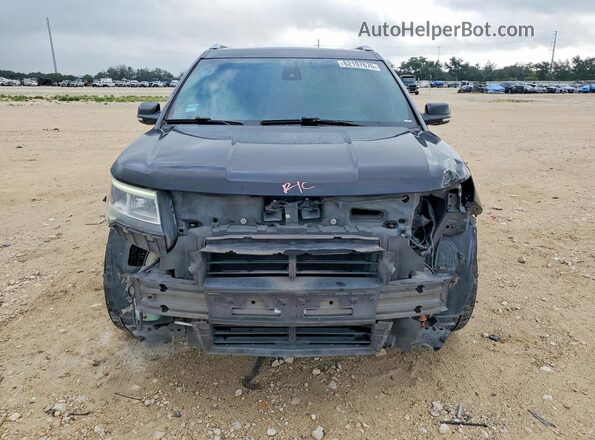 1FM5K7F86GGC57327 2016 FORD EXPLORER Черный Вид спереди