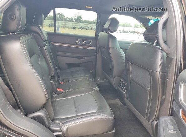 1FM5K7F86GGC57327 2016 FORD EXPLORER Черный Вид задней части салона