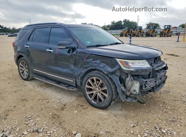 1FM5K7F86GGC57327 2016 FORD EXPLORER Черный Передняя правая четверть