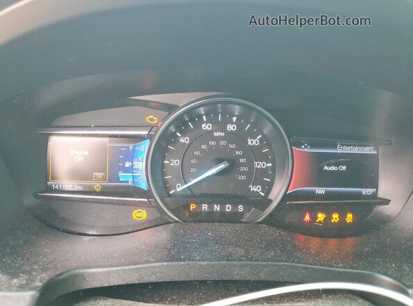 1FM5K7F86GGC57327 2016 FORD EXPLORER Черный Вид щитка приборов