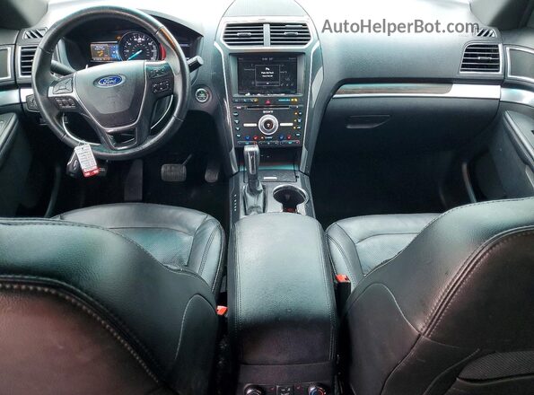 1FM5K7F86GGC57327 2016 FORD EXPLORER Черный Вид панели приборов