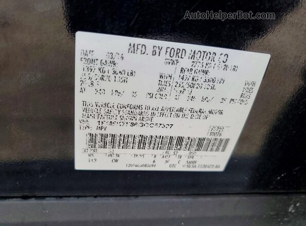 1FM5K7F86GGC57327 2016 FORD EXPLORER Черный Панорамный вид салона 360°