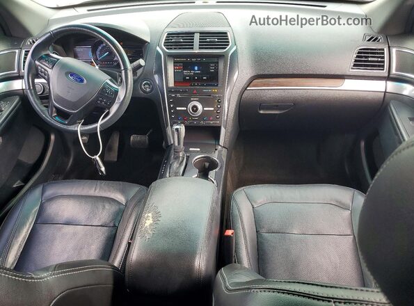 1FM5K7F86GGC64164 2016 FORD EXPLORER Gray Vista del salpicadero