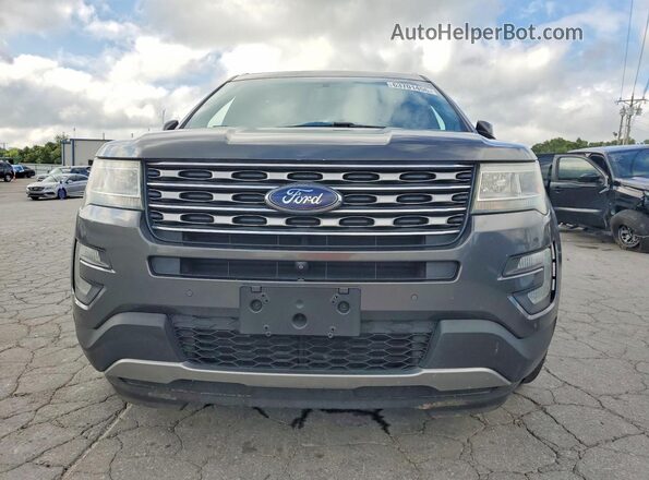 1FM5K7F86GGC64164 2016 FORD EXPLORER Gray Vista frontal