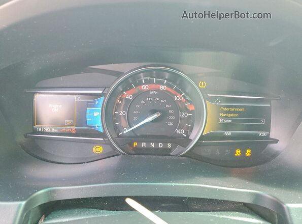 1FM5K7F86GGC64164 2016 FORD EXPLORER Gray Vista del cuadro de instrumentos