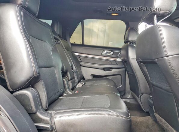 1FM5K7F86GGC64164 2016 FORD EXPLORER Gray Vista interior trasera
