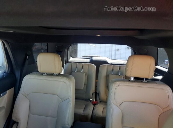 1FM5K7F86HGA25876 2017 FORD EXPLORER White Вид задніх сидінь
