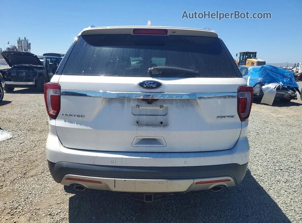 1FM5K7F87GGC09285 2016 FORD EXPLORER Белый Вид сзади