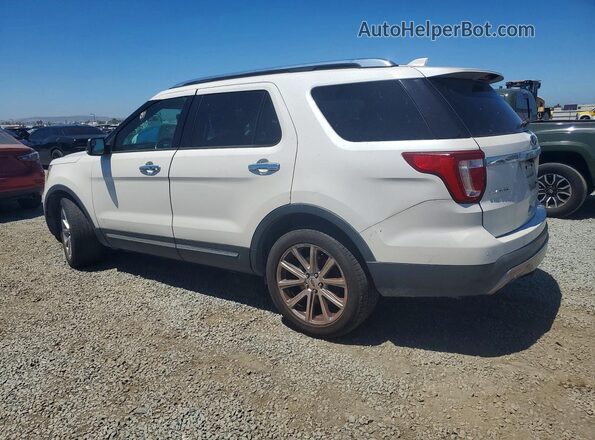 1FM5K7F87GGC09285 2016 FORD EXPLORER Белый Задняя левая четверть