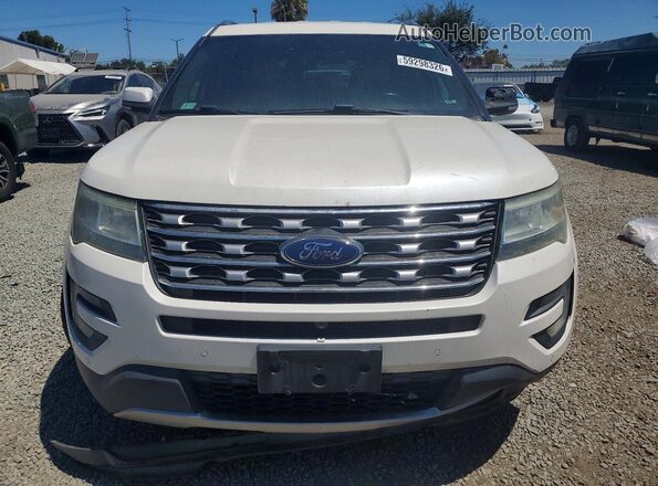 1FM5K7F87GGC09285 2016 FORD EXPLORER Белый Вид спереди