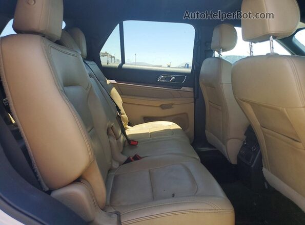 1FM5K7F87GGC09285 2016 FORD EXPLORER Белый Вид задней части салона