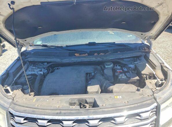 1FM5K7F87GGC09285 2016 FORD EXPLORER Белый Вид подкапотного пространства