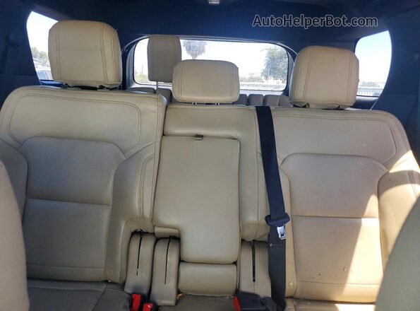 1FM5K7F87GGC09285 2016 FORD EXPLORER Белый Вид задних сидений
