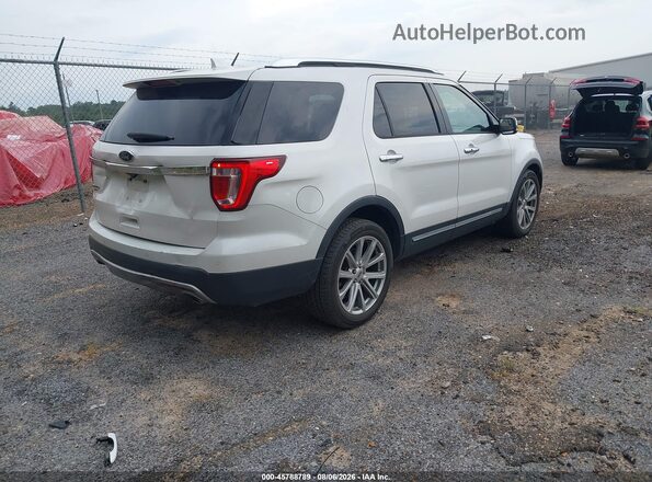 1FM5K7F87HGC06551 2017 FORD EXPLORER Белый Задняя правая четверть