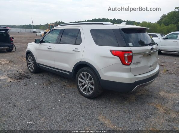 1FM5K7F87HGC06551 2017 FORD EXPLORER Белый Задняя левая четверть
