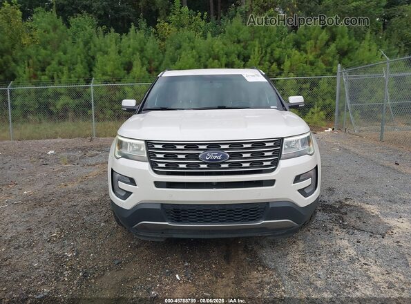 1FM5K7F87HGC06551 2017 FORD EXPLORER Белый Вид щитка приборов