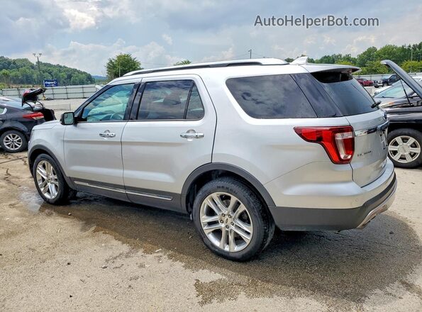 1FM5K7F88HGA46003 2017 FORD EXPLORER Silver Trasero izquierdo