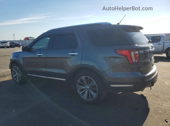 1FM5K7F88JGA16117 2018 FORD EXPLORER Charcoal Rear left