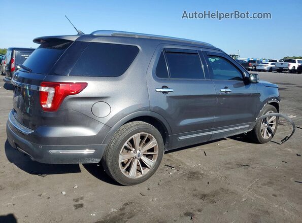 1FM5K7F88JGA16117 2018 FORD EXPLORER Charcoal Rear right