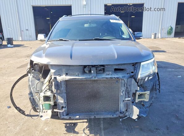 1FM5K7F88JGA16117 2018 FORD EXPLORER Charcoal Front view