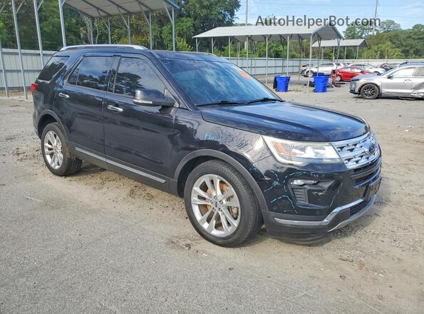 1FM5K7F88JGC62312 2018 FORD EXPLORER Black წინა მარჯვენა