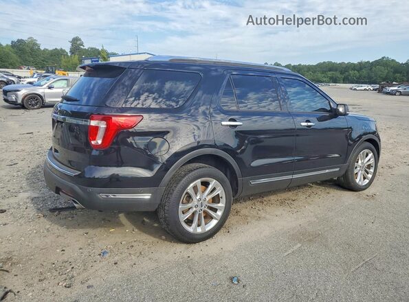 1FM5K7F88JGC62312 2018 FORD EXPLORER Black უკანა მარჯვენა