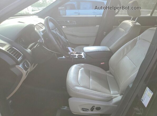 1FM5K7F88JGC62312 2018 FORD EXPLORER Black წინა სალონის ხედი