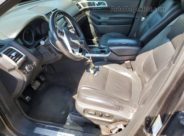 1FM5K7F89FGB42378 2021 FORD EXPLORER Кремовый Вид салона спереди
