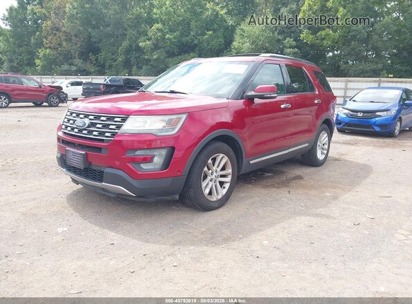 1FM5K7F89GGB85877 2016 FORD EXPLORER Red Front left