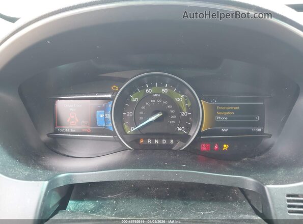 1FM5K7F89GGB85877 2016 FORD EXPLORER Red Rear seats view