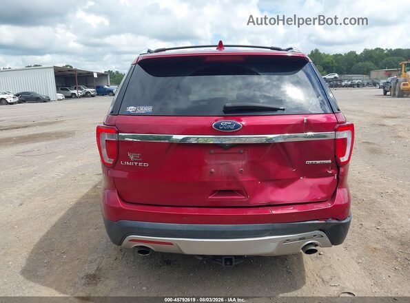 1FM5K7F89GGB85877 2016 FORD EXPLORER Red 