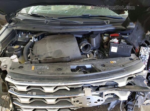 1FM5K7F89GGC27531 2016 FORD EXPLORER Black Vista del compartimento del motor