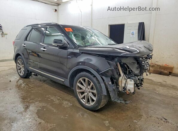 1FM5K7F89GGC27531 2016 FORD EXPLORER Black Delantero derecho